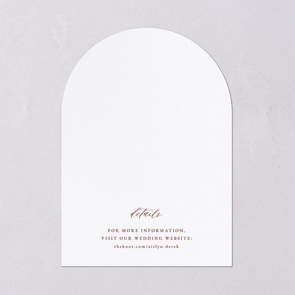 Boho Photo Save the Date Cards Copper Signature smooth Blank No Arch
