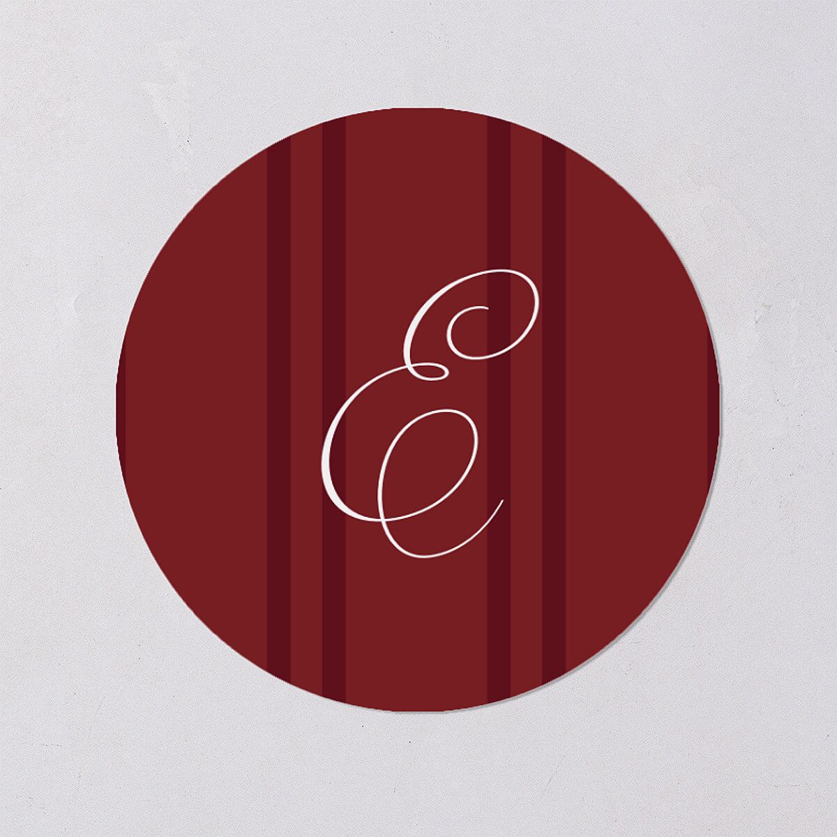 Happy Holidays Calligraphy Holiday Stickers Pure White Circle