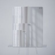 Sunny Day Modern Script Mirrored Acrylic Bar Tabletop Sign X-small Pure White Standard Mirrored Acrylic XS Tabletop Bar