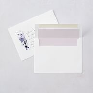 Ethereal Floral Wedding Invitations Sheer Lilac Signature Blank No