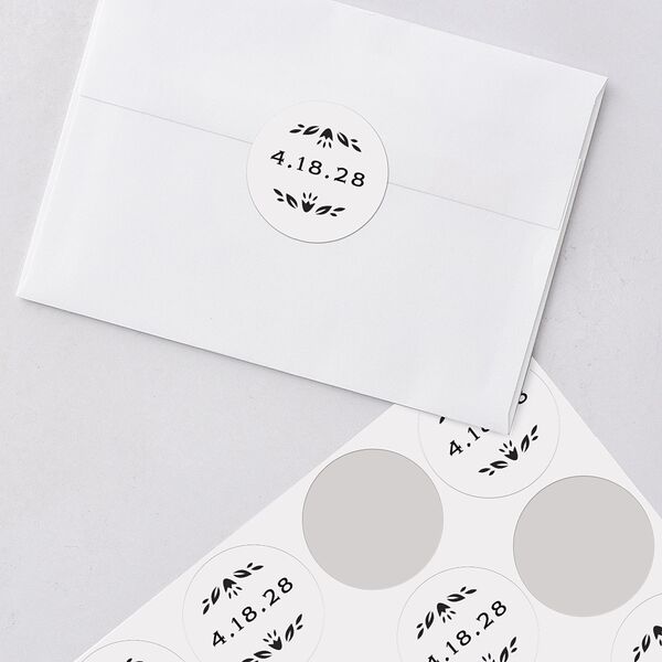Papel Picado De Mexico Wedding Stickers Navy Circle