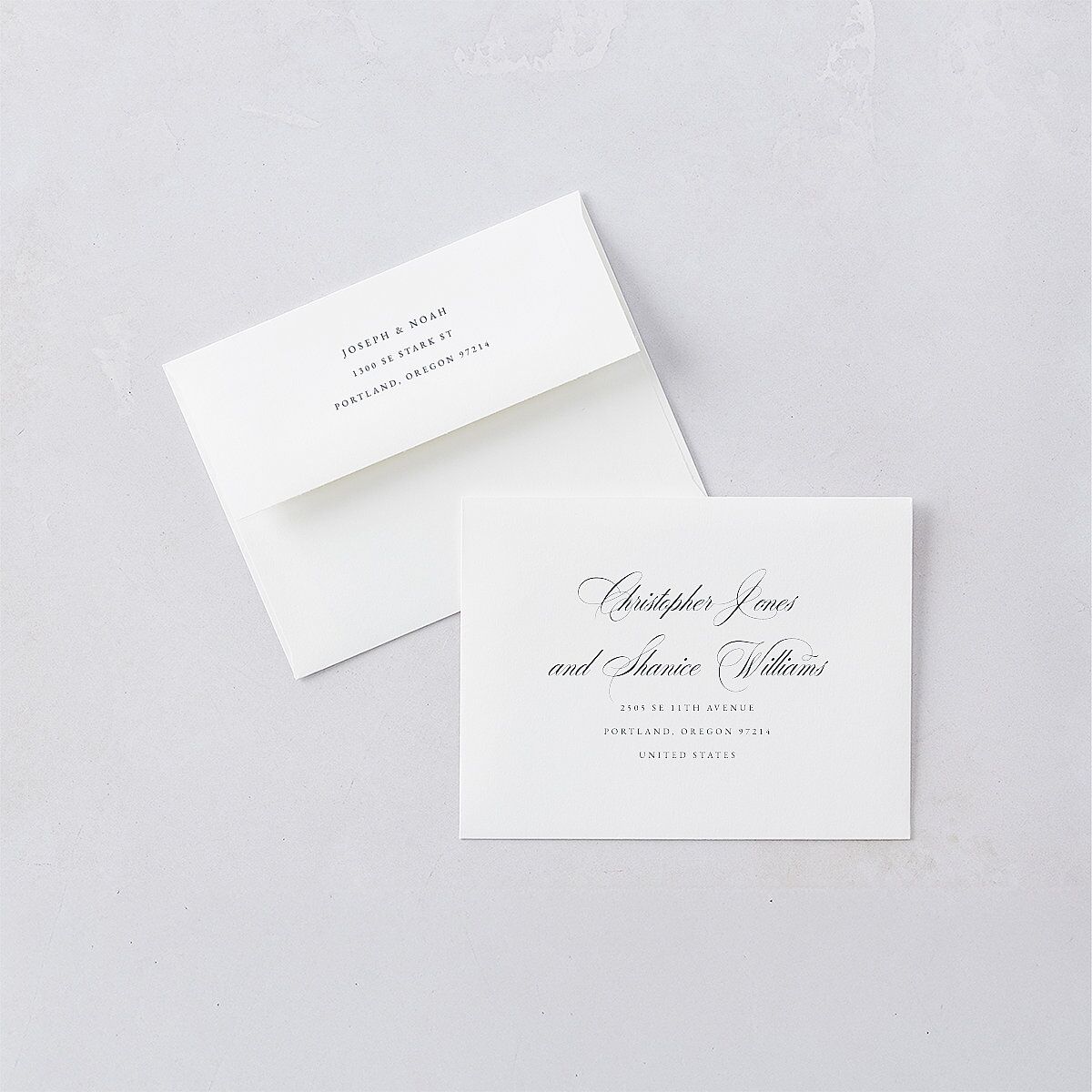 Formal Nautical Save the Date Petite Cards Moody Blue Signature smooth Blank No Standard
