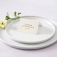 Western Valley Place Cards Tan Signature