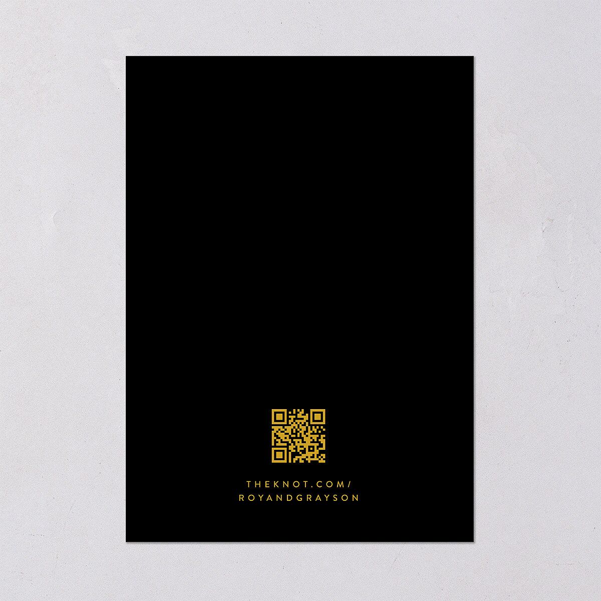 Elegant Grid Wedding Invitations Licorice Signature Blank Standard