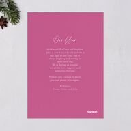 Baby's First New Year Instant Film Confetti Holiday Cards Mulberry Signature Blank Portrait  Standard