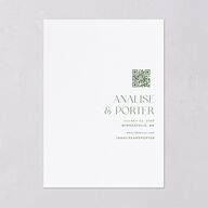 Elegant Orchid Foil Save the Date Cards Gold Pure White Signature smooth Blank No Standard