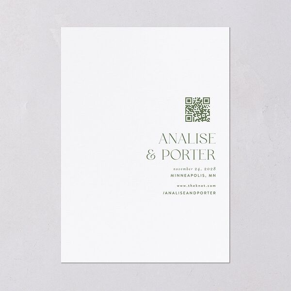 Elegant Orchid Foil Save the Date Cards Gold Pure White Signature smooth Blank No Standard