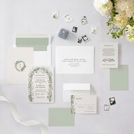 Rustic Arch Wedding Invitations Forest Signature Blank No Standard