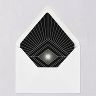 Vintage Art Deco Photo Euro Envelope Liners Off-White Luxe