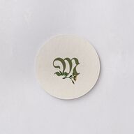 Medieval Renaissance Wedding Day Coasters Moss Cardboard Circle