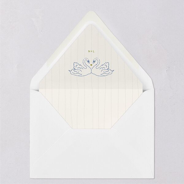 Modern Delicate Bows Euro Envelope Liners Peridot Luxe