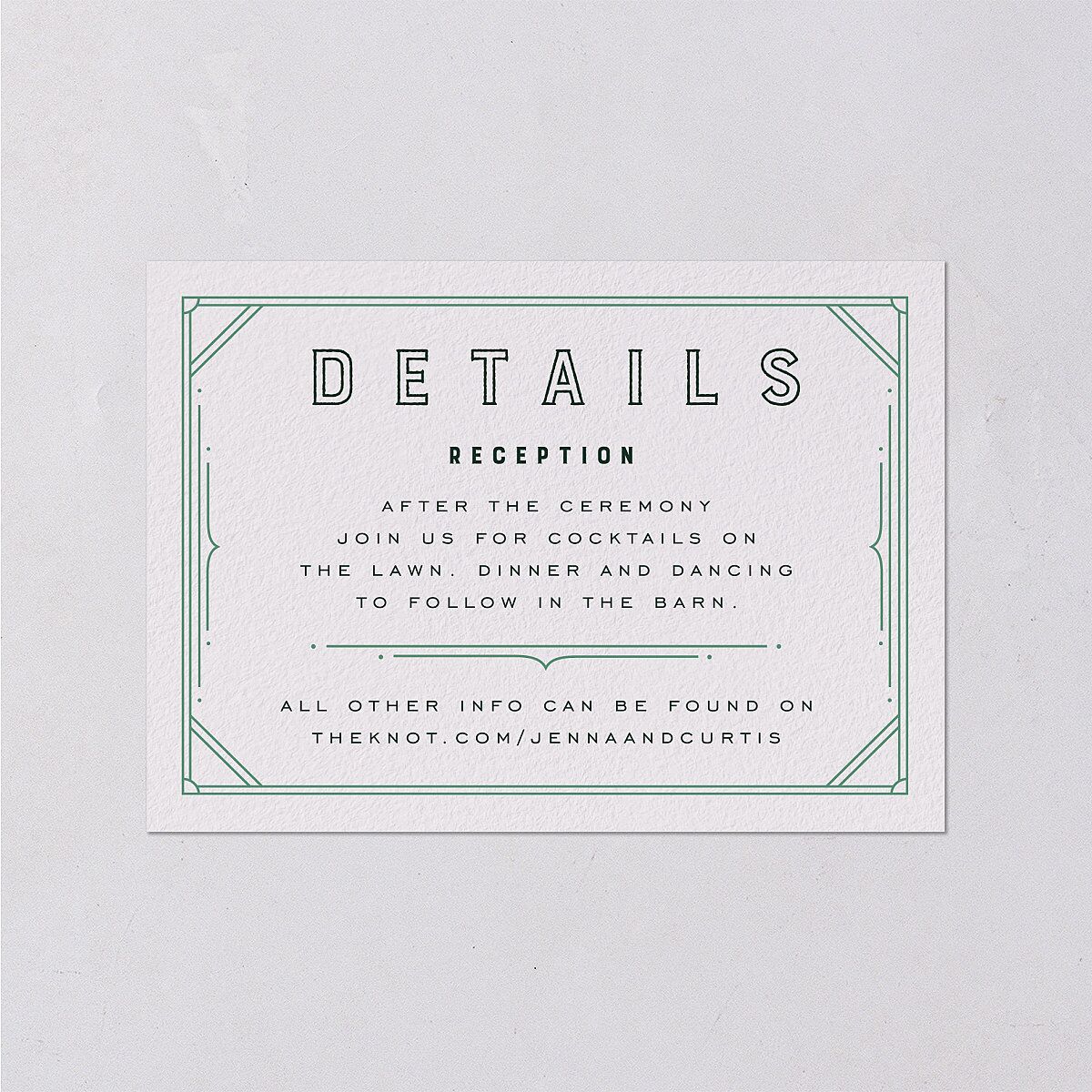 Iconic Mountain Wedding Enclosure Cards — view 1