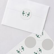 Rustic Kingdom Wedding Stickers Dark Green Sticker