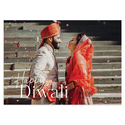 Happy Diwali Holiday Cards Sky Signature