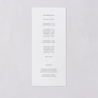 Manhattan Wedding Programs Pure White Signature