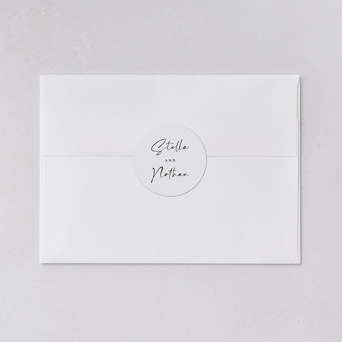 Floral Arc Wedding Stickers Shell Pink Sticker