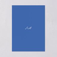 Hand Drawn Cake Wedding Invitations French Blue Signature Blank No
