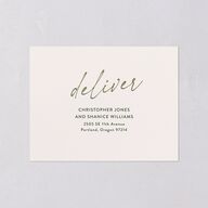 Forever Arch All-in-One Wedding Invitations Moss Signature Light Both Recipient and Return Addresses No