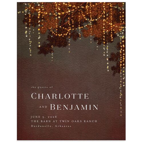 Enchanted Evening Guest Books Rust