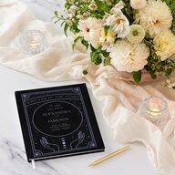 Written In The Stars Wedding Guest Book Midnight