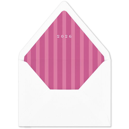 Baby's First New Year Instant Film Confetti Euro Envelope Liners Mulberry Luxe