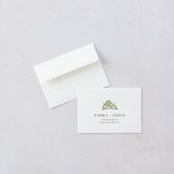 Block Print Wedding Response Cards Meadow Signature Standard