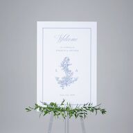 Coastal Oysters and Anchors Standard Welcome Sign Large Sea Blue Standard Indoor Foam Core L Welcome