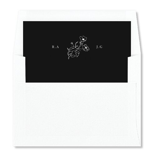 Elegant Minimal Standard Envelope Liners Charcoal Standard