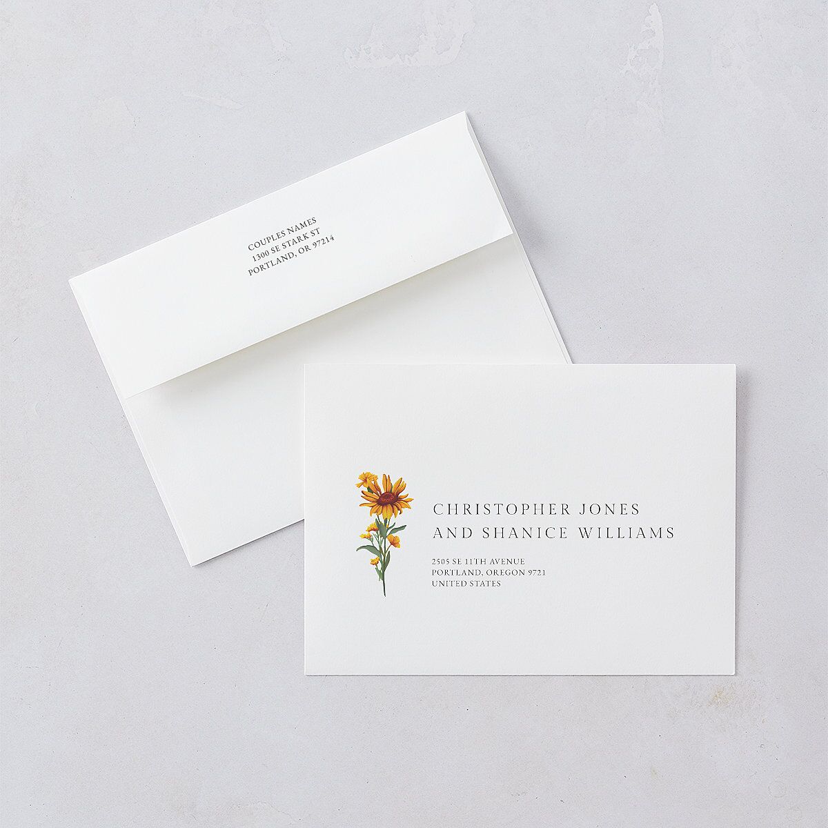 Wild Daisies Save the Date Cards — view 8