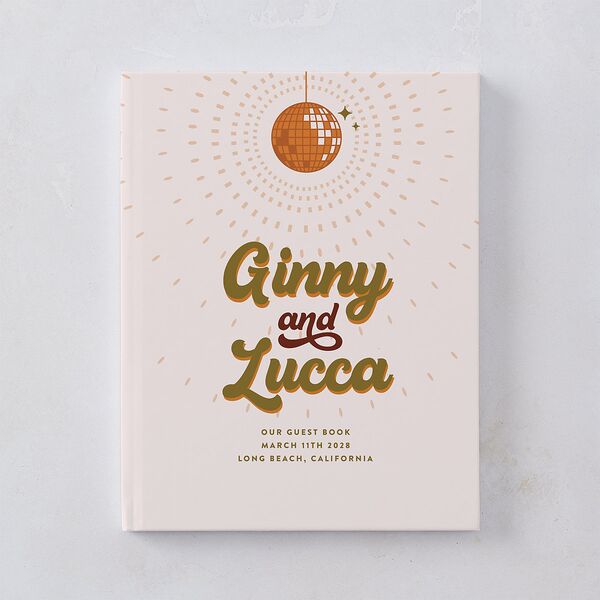 Disco Love Guest Books Umber