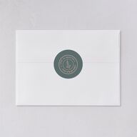 Hitched in Texas Wedding Stickers Terracotta Sticker