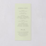 Scenic San Francisco Wedding Programs Daffodil Signature