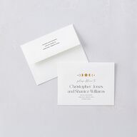 Celestial Galaxy Thank You Cards Dark Navy