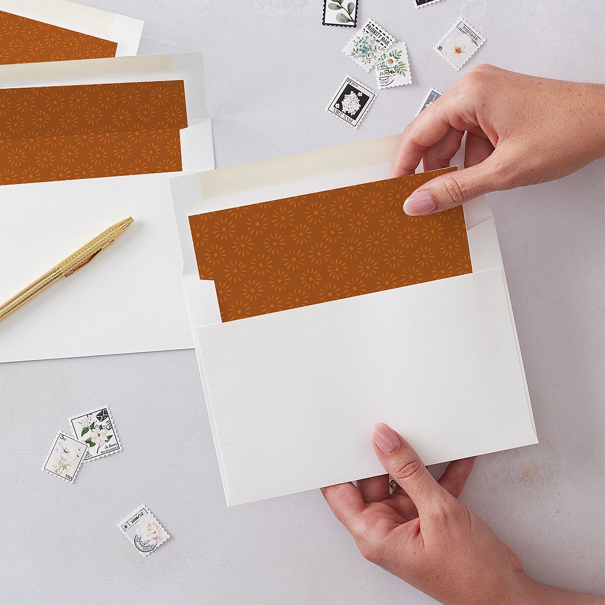 Hacienda Elegante Standard Envelope Liners Cinnamon Standard