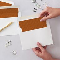 Hacienda Elegante Standard Envelope Liners Cinnamon Standard