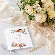 Eucalyptus Bouquet Guest Books Terracotta