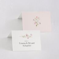 Wildflower Photo Place Cards Peony Signature