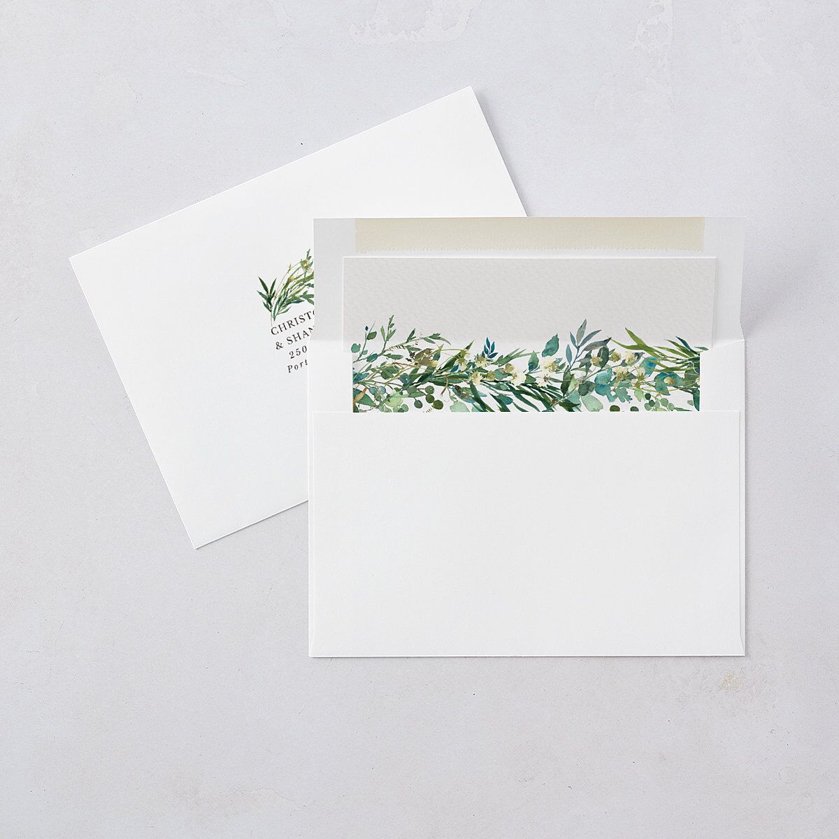 Leafy Hoops Bridal Shower Invitations — view 7