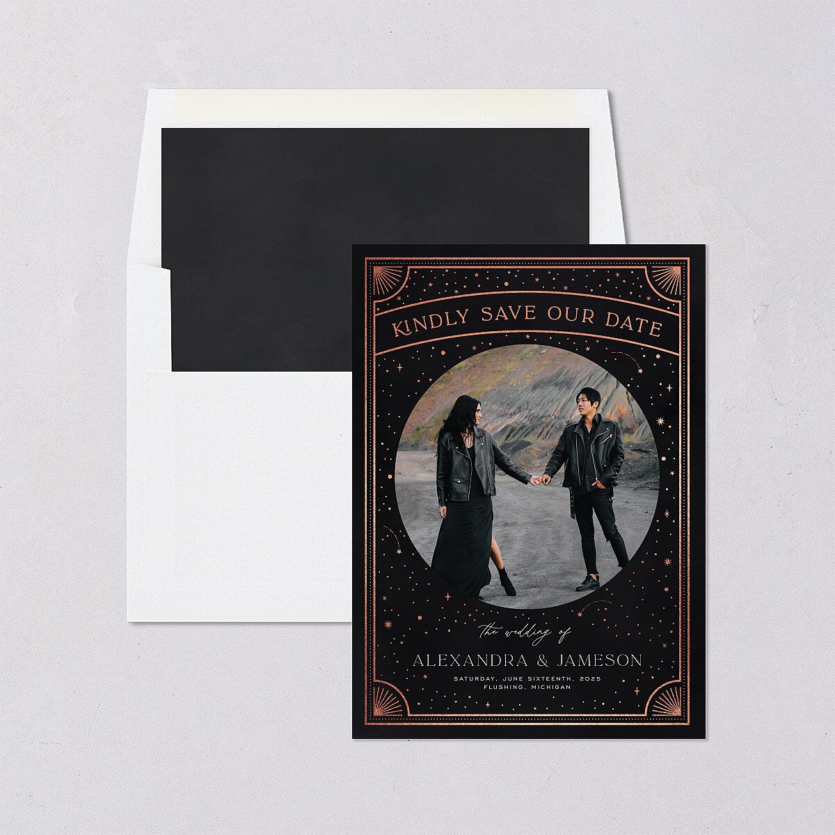 Written In The Stars Save The Date Cards — view 4