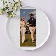 Sunny Day Modern Script Menus Pure White Signature