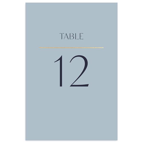 On This Day Table Numbers Gold Midnight Navy Signature