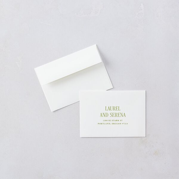 Vintage French Botanical Wedding Response Cards Meadow Signature Standard