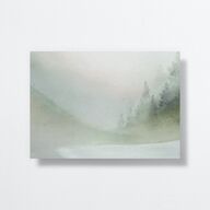 Mountain Mist Rehearsal Dinner Invitations Dusty Blue Signature