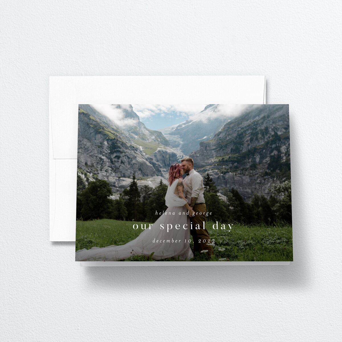 Mountain Mist Thank You Cards Dusty Blue