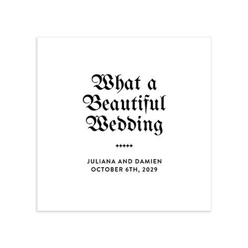 Moody Gothic Rose Cocktail Napkins Midnight Napkin Uncoined