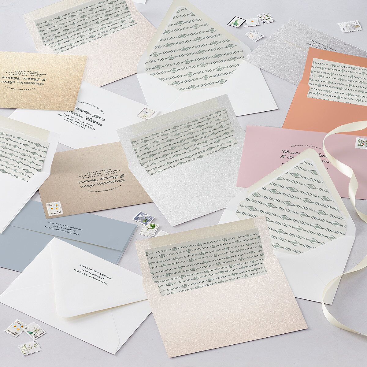 Vintage Mountain Wedding Invitations Pool Signature Blank No Standard