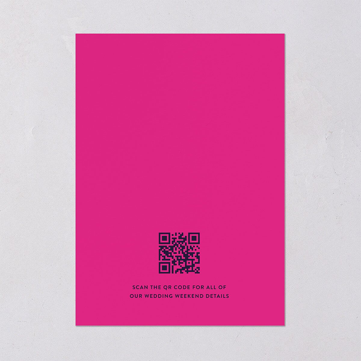 Las Vegas Love Save the Date Cards Rose Pink Signature smooth Blank No Standard