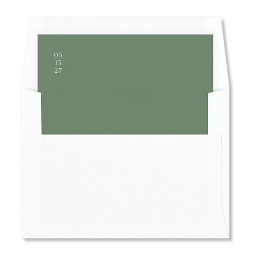 Nothing Fancy Envelope Liners Hunter Green Standard