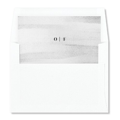 Cherry Blossoms Standard Envelope Liners Charcoal Standard