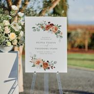 Eucalyptus Bouquet Standard Welcome Sign Medium Terracotta Standard Indoor Foam Core M Welcome